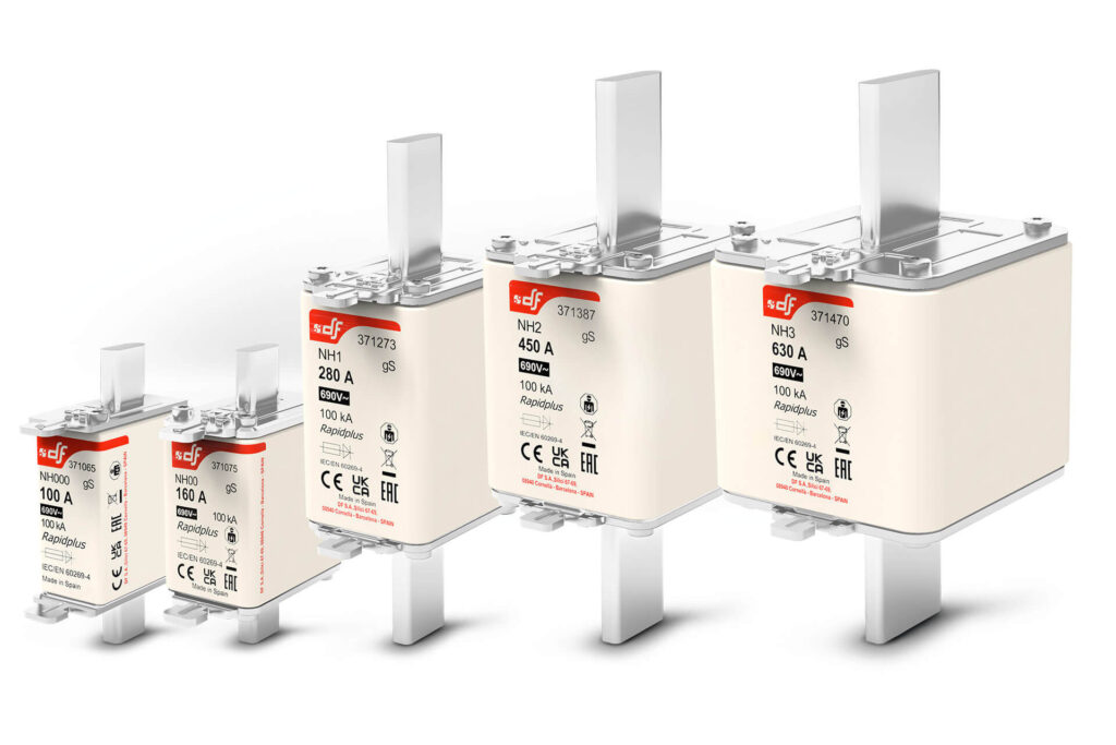 gS NH fuse links for semiconductors 690V AC - DF Electric | Industrial ...