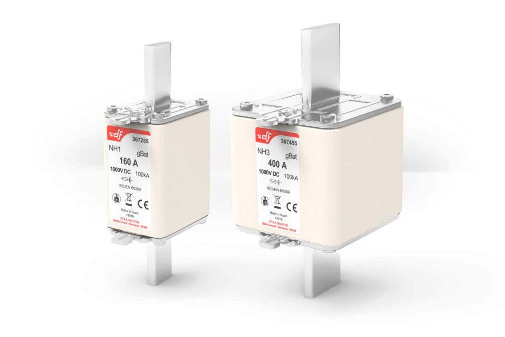 Protección eléctrica en sistemas de almacenamiento energético. Fusibles NH gBat 1000V DC