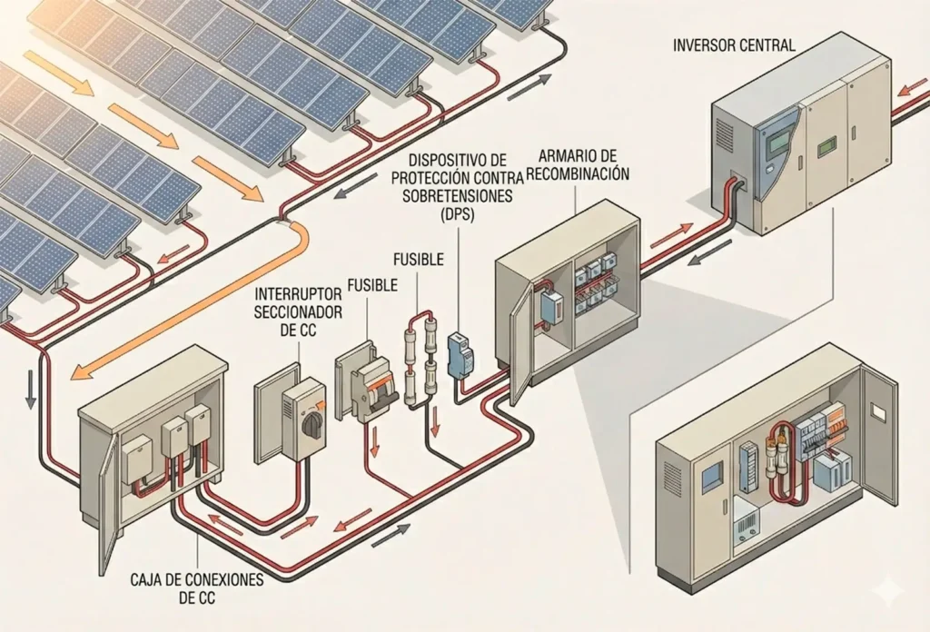 Protección fotovoltaica industrial y fiabilidad energética Protección eléctrica fotovoltaica en instalaciones industriales y plantas solares