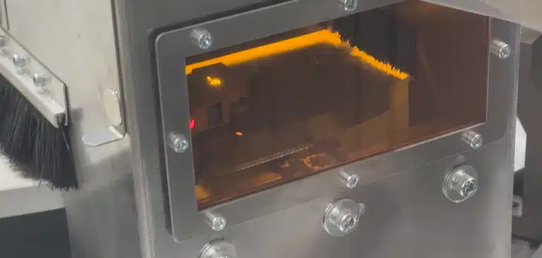 Detail of our DF Electric laser marking equipment