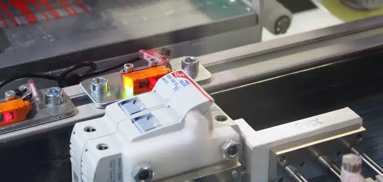 Fuse marking detail on our DF Electric production line